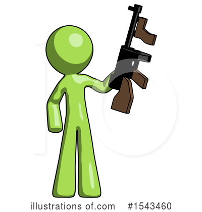 Royalty-Free (RF) Green Design Mascot Clipart Illustration by Leo Blanchette - Stock Sample #1543460