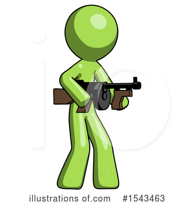 Royalty-Free (RF) Green Design Mascot Clipart Illustration by Leo Blanchette - Stock Sample #1543463