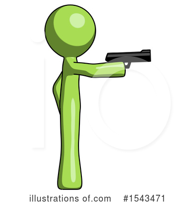 Royalty-Free (RF) Green Design Mascot Clipart Illustration by Leo Blanchette - Stock Sample #1543471