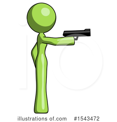 Royalty-Free (RF) Green Design Mascot Clipart Illustration by Leo Blanchette - Stock Sample #1543472