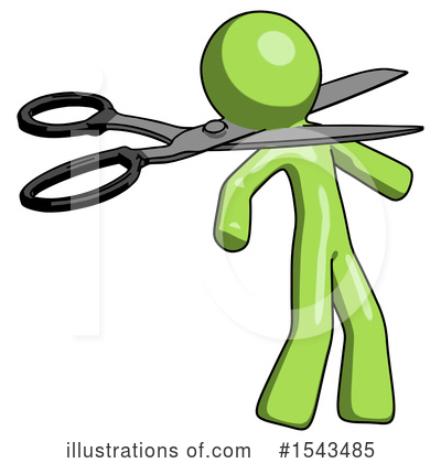 Royalty-Free (RF) Green Design Mascot Clipart Illustration by Leo Blanchette - Stock Sample #1543485