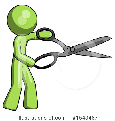Royalty-Free (RF) Green Design Mascot Clipart Illustration by Leo Blanchette - Stock Sample #1543487