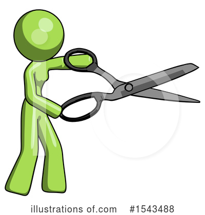 Royalty-Free (RF) Green Design Mascot Clipart Illustration by Leo Blanchette - Stock Sample #1543488