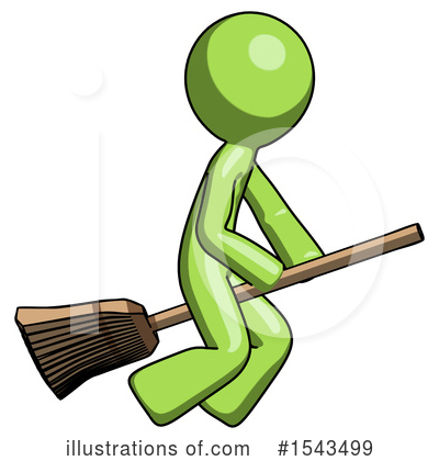 Royalty-Free (RF) Green Design Mascot Clipart Illustration by Leo Blanchette - Stock Sample #1543499