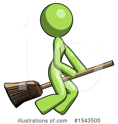 Royalty-Free (RF) Green Design Mascot Clipart Illustration by Leo Blanchette - Stock Sample #1543500