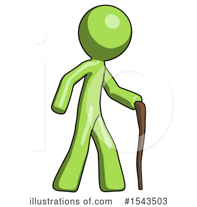 Royalty-Free (RF) Green Design Mascot Clipart Illustration by Leo Blanchette - Stock Sample #1543503