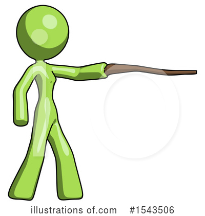 Royalty-Free (RF) Green Design Mascot Clipart Illustration by Leo Blanchette - Stock Sample #1543506