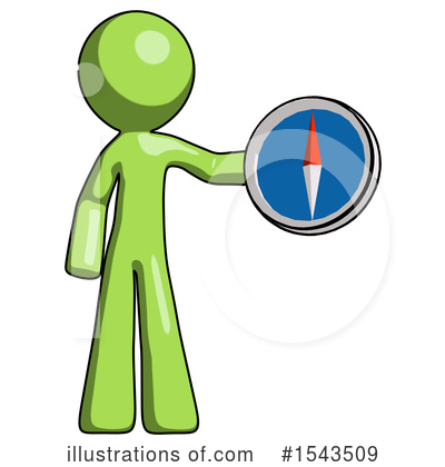Royalty-Free (RF) Green Design Mascot Clipart Illustration by Leo Blanchette - Stock Sample #1543509
