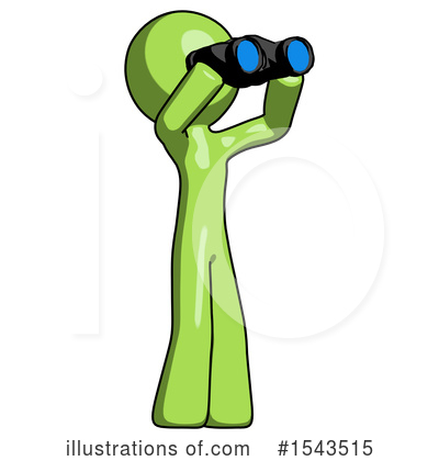 Royalty-Free (RF) Green Design Mascot Clipart Illustration by Leo Blanchette - Stock Sample #1543515