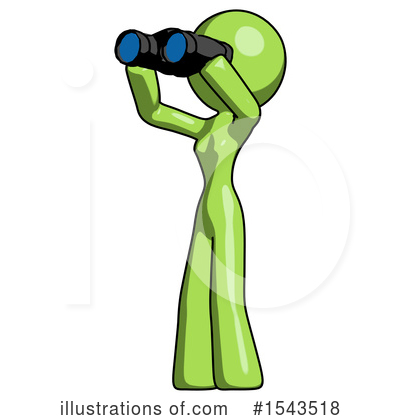 Royalty-Free (RF) Green Design Mascot Clipart Illustration by Leo Blanchette - Stock Sample #1543518