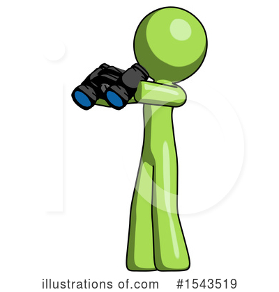 Royalty-Free (RF) Green Design Mascot Clipart Illustration by Leo Blanchette - Stock Sample #1543519
