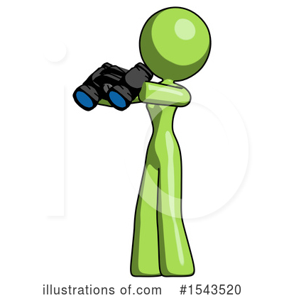 Royalty-Free (RF) Green Design Mascot Clipart Illustration by Leo Blanchette - Stock Sample #1543520