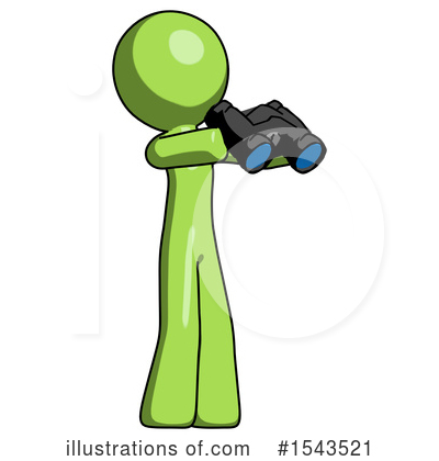 Royalty-Free (RF) Green Design Mascot Clipart Illustration by Leo Blanchette - Stock Sample #1543521