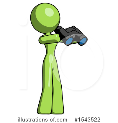 Royalty-Free (RF) Green Design Mascot Clipart Illustration by Leo Blanchette - Stock Sample #1543522