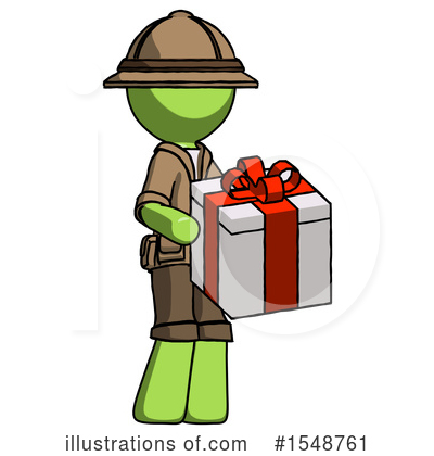 Royalty-Free (RF) Green Design Mascot Clipart Illustration by Leo Blanchette - Stock Sample #1548761