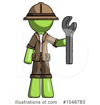Royalty-Free (RF) Green Design Mascot Clipart Illustration by Leo Blanchette - Stock Sample #1548783