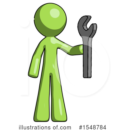 Royalty-Free (RF) Green Design Mascot Clipart Illustration by Leo Blanchette - Stock Sample #1548784