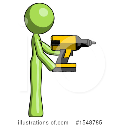 Royalty-Free (RF) Green Design Mascot Clipart Illustration by Leo Blanchette - Stock Sample #1548785