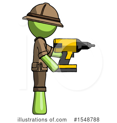 Royalty-Free (RF) Green Design Mascot Clipart Illustration by Leo Blanchette - Stock Sample #1548788