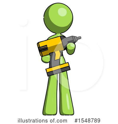 Royalty-Free (RF) Green Design Mascot Clipart Illustration by Leo Blanchette - Stock Sample #1548789