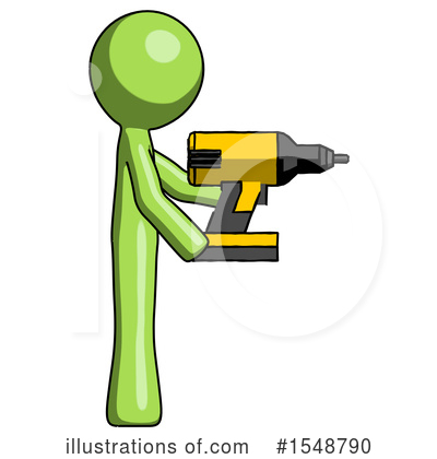 Royalty-Free (RF) Green Design Mascot Clipart Illustration by Leo Blanchette - Stock Sample #1548790