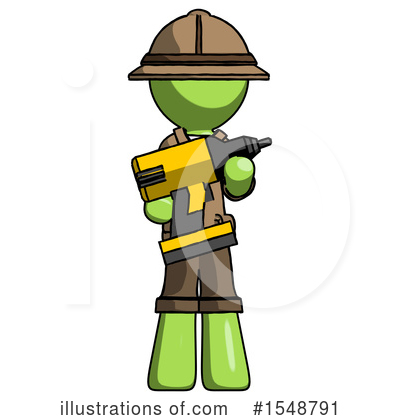 Royalty-Free (RF) Green Design Mascot Clipart Illustration by Leo Blanchette - Stock Sample #1548791