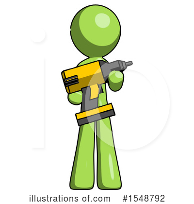 Royalty-Free (RF) Green Design Mascot Clipart Illustration by Leo Blanchette - Stock Sample #1548792