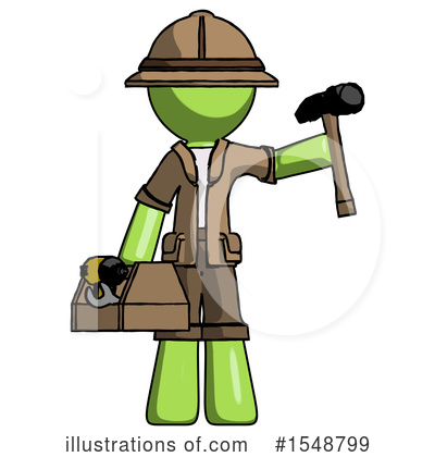 Royalty-Free (RF) Green Design Mascot Clipart Illustration by Leo Blanchette - Stock Sample #1548799