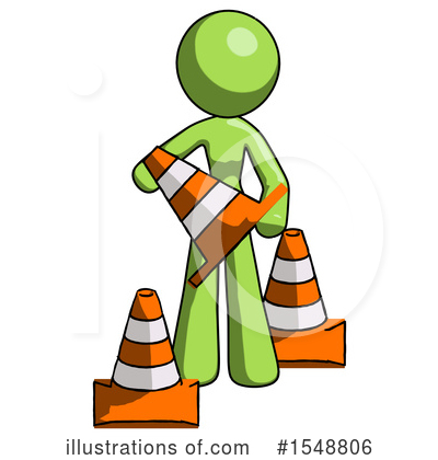 Royalty-Free (RF) Green Design Mascot Clipart Illustration by Leo Blanchette - Stock Sample #1548806