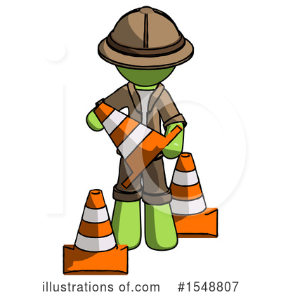 Royalty-Free (RF) Green Design Mascot Clipart Illustration by Leo Blanchette - Stock Sample #1548807