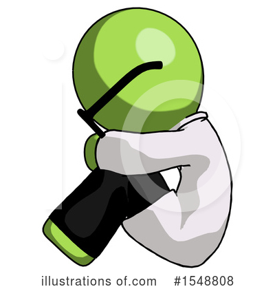 Royalty-Free (RF) Green Design Mascot Clipart Illustration by Leo Blanchette - Stock Sample #1548808