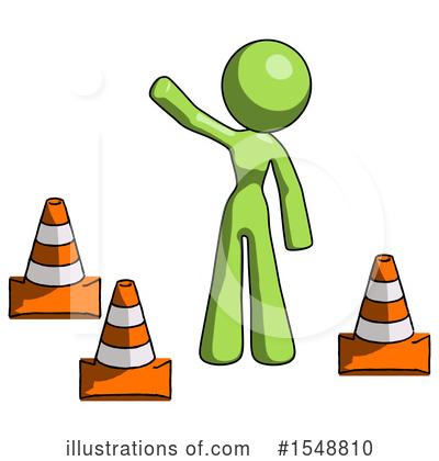 Royalty-Free (RF) Green Design Mascot Clipart Illustration by Leo Blanchette - Stock Sample #1548810