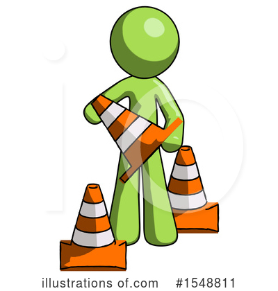 Royalty-Free (RF) Green Design Mascot Clipart Illustration by Leo Blanchette - Stock Sample #1548811