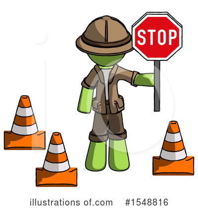 Royalty-Free (RF) Green Design Mascot Clipart Illustration by Leo Blanchette - Stock Sample #1548816