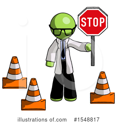 Royalty-Free (RF) Green Design Mascot Clipart Illustration by Leo Blanchette - Stock Sample #1548817
