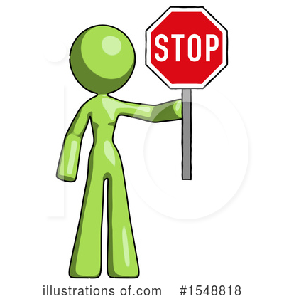 Royalty-Free (RF) Green Design Mascot Clipart Illustration by Leo Blanchette - Stock Sample #1548818