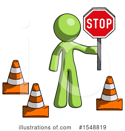 Royalty-Free (RF) Green Design Mascot Clipart Illustration by Leo Blanchette - Stock Sample #1548819