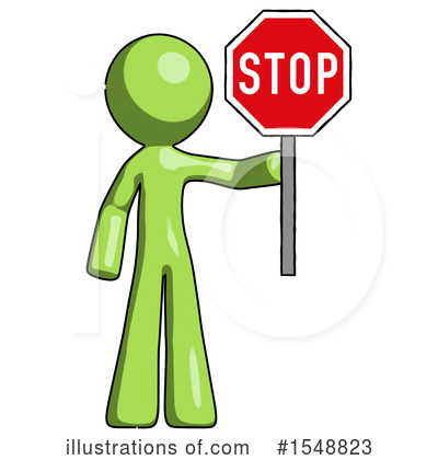 Royalty-Free (RF) Green Design Mascot Clipart Illustration by Leo Blanchette - Stock Sample #1548823