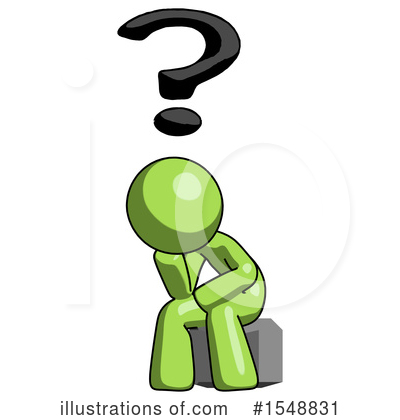 Royalty-Free (RF) Green Design Mascot Clipart Illustration by Leo Blanchette - Stock Sample #1548831