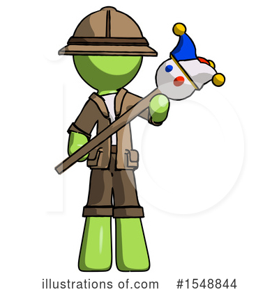 Royalty-Free (RF) Green Design Mascot Clipart Illustration by Leo Blanchette - Stock Sample #1548844
