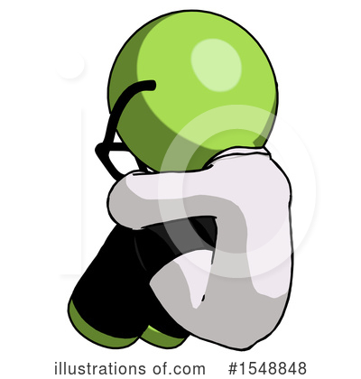 Royalty-Free (RF) Green Design Mascot Clipart Illustration by Leo Blanchette - Stock Sample #1548848