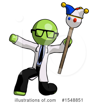 Royalty-Free (RF) Green Design Mascot Clipart Illustration by Leo Blanchette - Stock Sample #1548851