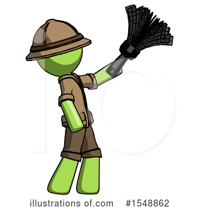Royalty-Free (RF) Green Design Mascot Clipart Illustration by Leo Blanchette - Stock Sample #1548862