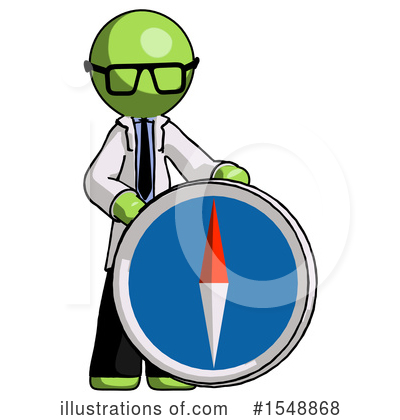 Royalty-Free (RF) Green Design Mascot Clipart Illustration by Leo Blanchette - Stock Sample #1548868
