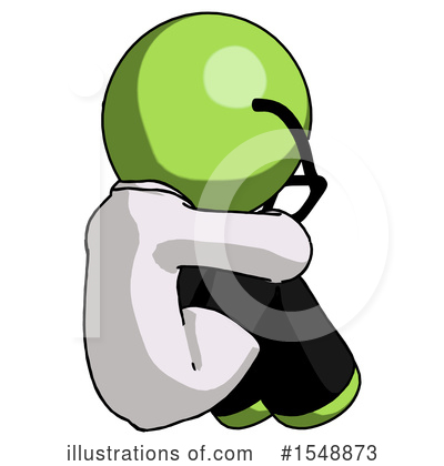 Royalty-Free (RF) Green Design Mascot Clipart Illustration by Leo Blanchette - Stock Sample #1548873