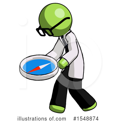 Royalty-Free (RF) Green Design Mascot Clipart Illustration by Leo Blanchette - Stock Sample #1548874