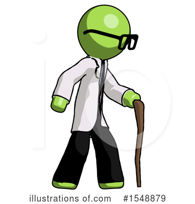 Royalty-Free (RF) Green Design Mascot Clipart Illustration by Leo Blanchette - Stock Sample #1548879