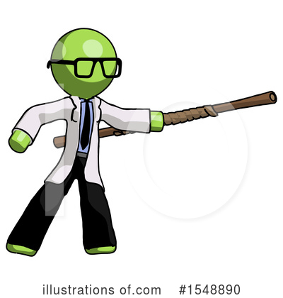Royalty-Free (RF) Green Design Mascot Clipart Illustration by Leo Blanchette - Stock Sample #1548890