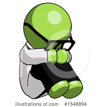 Royalty-Free (RF) Green Design Mascot Clipart Illustration by Leo Blanchette - Stock Sample #1548894