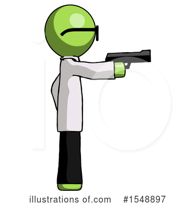 Royalty-Free (RF) Green Design Mascot Clipart Illustration by Leo Blanchette - Stock Sample #1548897